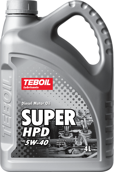 Синтетическое моторное масло TEBOIL SUPER HPD 5W-40