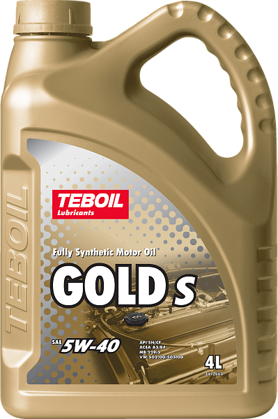 Синтетическое моторное масло TEBOIL GOLD S 5W-40