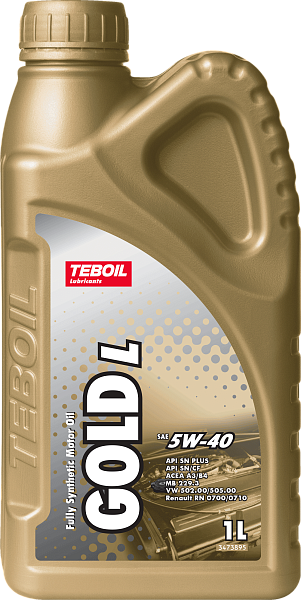 Синтетическое моторное масло TEBOIL GOLD L 5W-40