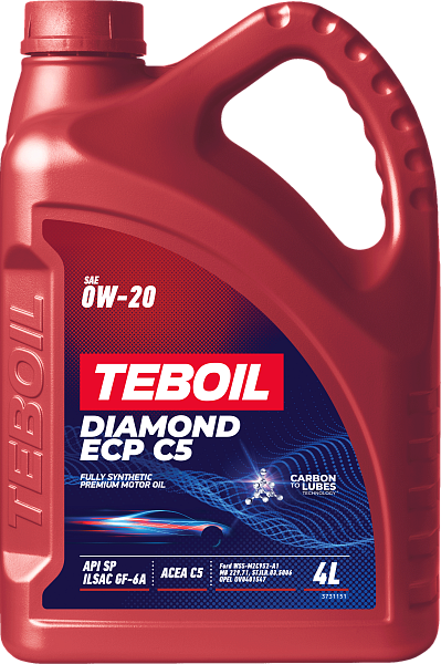 Синтетическое моторное масло TEBOIL DIAMOND ECP C5 0W-20